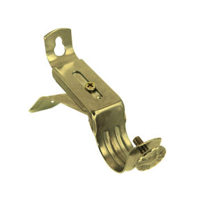 Suomi Curtain Rod Brackets Rod Holders for 28mm Rod Silver/Gold Color Premium Iron Drapery Rod Bracket