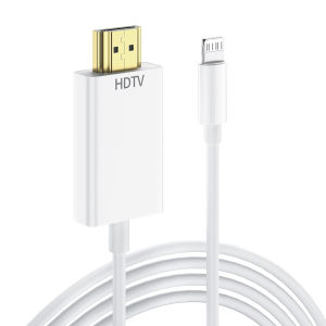 Cáp Lightning Sang HDMI 1080P Bộ Chuyển Đổi AV Kỹ Thuật Số Cho iPhone Cáp Tương Thích Với Màn Hình Đồng Bộ HDTV Máy Chiếu Máy Tính