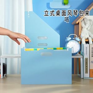 A4 Expanding Paper Organizer 13 Pockets Organ Bag: Multi-layer Student Large Capacity Transparent Insert Storage Solution