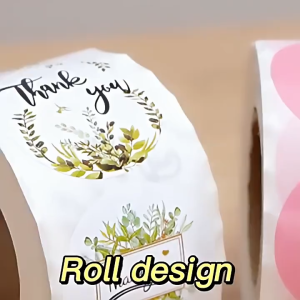 BG STIKER THANKS LABEL ROLL ISI 500 STIKER TERIMA KASIH TEMPELAN UCAPAN TERIMAKASIH