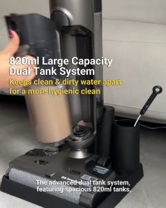 Strongcore HERO 2-in-1 Cordless Wet and Dry Vacuum Cleaner - Dual Tank Self-Cleaning Roller-Brush