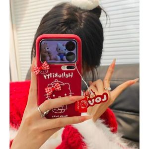For Kitty cat with tag bow applies to Huawei mate70pro mobile phone case P80/P70nova14/ h260705