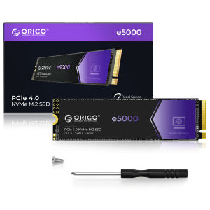 ORICO 5000MB/s SSD NVMe M.2 2280 4TB 2TB 1TB Internal Solid State Hard Disk M2 PCIe 4.0x4 2280 SSD Drive for PS5 Laptop PC(Purple)