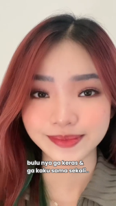 Bulu Mata Elise - Monolid Fluffy 1408 - Natural Pendek/Cocok Mata Kecil/Glasses Friendly