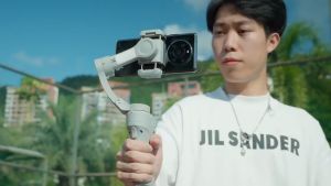 Gimbal Stabilizer TOKQI M01 3 axis แกน พร้อมขาตั้งอัจฉริยะพร้อมไฟLED ส่งไฟจากไทย ไม้เซลฟี่