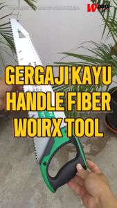Gergaji Kayu Gergaji Tangan Gagang Fiber Lapis Karet WOIRX TOOL