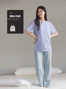 Tagkita | Cooling Bra Pad Short Sleeve Loungewear
