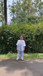 Setelan Koko Anak Azka Smilee Warna Putih Size 1-5 Tahun