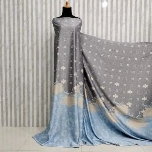 Kain Mengkilap Dr Silk Motif Madina harga setengah meter