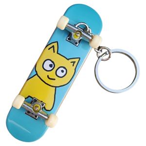 Stylish Single Patterned Skateboard Keychain