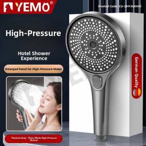YEMO | High Pressure Showerhead with Large Water Flow for Bathroom