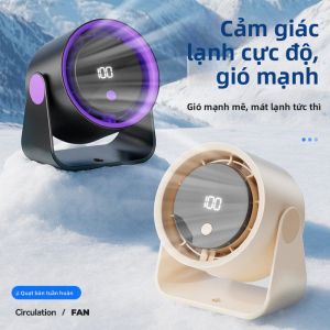Quiet Cooling Tabletop Wall-Mounted Electric Fan