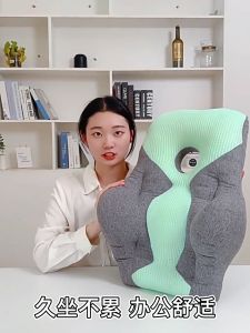 Luxerest Lumbar Support Pillow for Back Support Memory Foam Back Cushion for Back Pain Relief Improve Posture