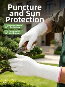 AIBUSISO | Multifunctional Protective Work Gloves Long Thick Breathable Wear-Resistant