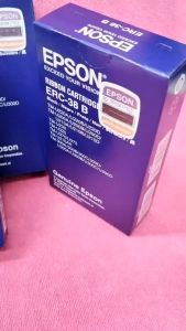 Epson ERC-38B 1 ตลับ ตลับผ้าหมึกดอทเมตริกซ์