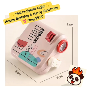 🌟 Mini Party Projector Light – Create a Magical Celebration! 🎉🎄