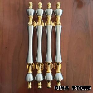 ( 4 biji ) Termurah Handle Pintu Rumah Kuningan 45 Cm Tarikan Pintu Motif Nanas Cemara Blewah Dahlia Kuat Awet Anti Karat