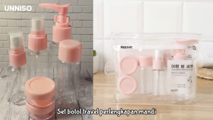 Travel Pack Set Botol Mini 7in1 Kosmetik Lengkap