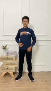 Baju Koko Anak Guz Azmi Lengan Panjang Motif Masa Kini Terbaru Terlaris Termurah (BISA COD)