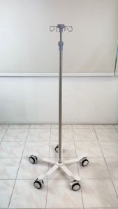 เสาน้ำเกลือ สแตนเลสพรีเมี่ยม ฐานขาว รุ่น WYSY630