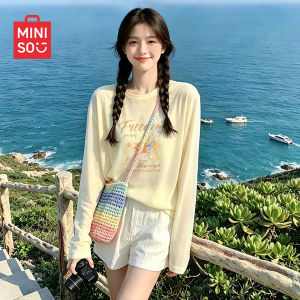 GOOJODOQ | Sun Protection Long Sleeve T-Shirt Women Autumn 2026 New Thin Ice Silk Top