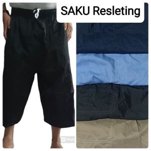 PROMO MURAH PAKET 3 PCS CELANA KOLOR KOMPYANG SAKU RESLETING