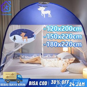 KELAMBU NYAMUK TEMPAT TIDUR KELAMBU LIPAT CANTIK 2MX1.8M KELAMBU NYAMUK RANJANG TIDUR LIPAT TERLENGKAP SEMUA UKURAN ADA !!!