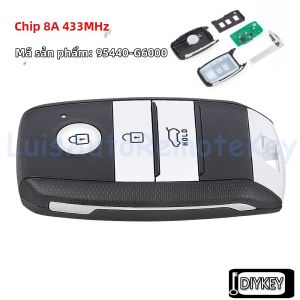 Chìa Khóa Điều Khiển Từ Xa Thông Minh 433MHz Với Chip 8A Dành Cho KIA Morning Picanto 2017-2022 Tương Thích Với 95440-G6000 95440-G6100 SYEC3FOB1611