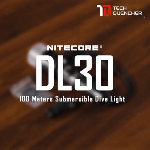 Nitecore DL30 Diving Flashlight - Waterproof - 100m Submersible - 1100 Lumens - USB-C Charging -IP68
