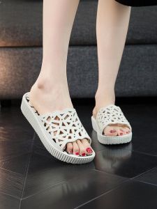 Dép Cao Gót Thời Trang Mùa Hè Cho Nữ Dép Xăng Đan Đế Xuồng Chống Thấm Nước Đế Cao Su Đế Xuồng Dép Đi Trong Nhà