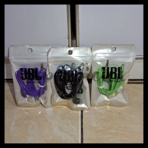 Earphone Super Bass Suara Kencang Kabel Anti Kusut