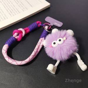 ZHENGEGE | Cute & Fluffy Cartoon Anti-Loss Wrist Strap