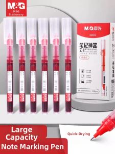 M&G | Quick-drying High-capacity Push-button Red Neutral Pen 0.5mm
