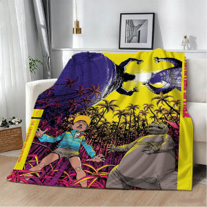 Bandai | G-Godzilla-S 2 M-Monster King Classic 3D Flannel Blanket Soft Throw Blanket Art For Home Decor Bedroom Bed Sofa Picnic Fans Gift