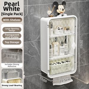MEIZHUFU | Wall Mounted Waterproof Bathroom Organizer