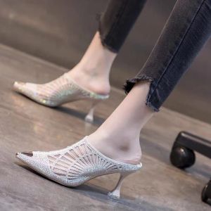 DCollection IP 01 Sandal Heels Pesta Wanita Brokat elegan - Sepatu Heels Wanita Kondangan Terbaru