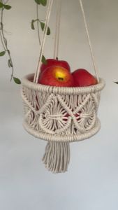 Plant/Fruit Basket macrame