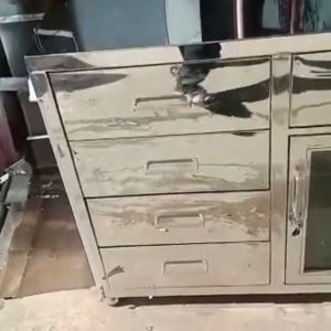 Meja Stainless 5 Laci 1 Pintu Custom Bahan Premium Berkualitas Bergaransi Free Survey & Konsultasi