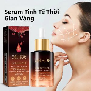 EELHOE Golden Age Face Serum Chống Lão Hóa Làm Săn Chắc Nâng Cơ Dưỡng Ẩm - Loại Bỏ Nếp Nhăn Tức Thì Làm Mờ Nếp Nhăn Giảm Bọng Mắt Làm Sáng Da Chăm Sóc Da Cho Phụ Nữ