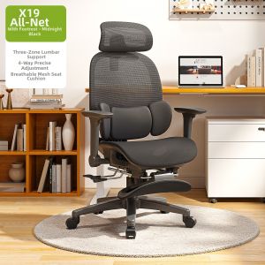 XIGE | Ergonomic Desk Chair for Prolonged Sitting and Reclining