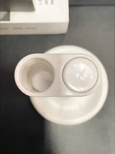 YSZJ Sikat Gigi Rak Putar dengan Alas Anti Selip Rak Penyimpanan Sikat Gigi Kamar Mandi yang Dapat Diputar 360 Derajat