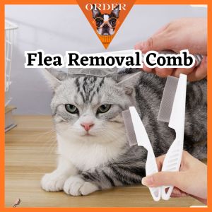 Pet Dog Hair Fur Shedding Trimmer Grooming Rake comb Brush Tool Flea Removal Comb