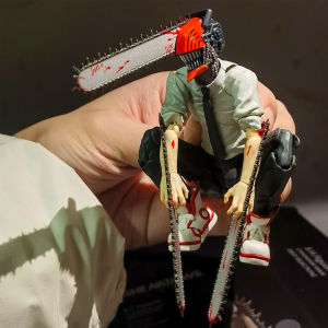 Bandai | Hot Chainsaw Man Denji Anime Figure Denji/Power Action Figure 1560 Chainsaw Man Denji Figurine Adult Collectible Model Doll Toy