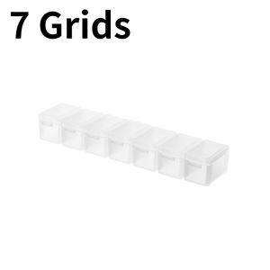 Travel Mini Pill Dispenser Portable Sealed Pill Medicine Box Weekly Tablet Holder Storage Organizer Assembleable Container Case
