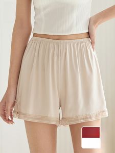 Miiow | Womens Loose Ice Silk Safety Pants Thin Summer Short Shorts Home Wear Outerwear Bottoming Pants Anti-Light Walking Pants