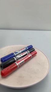 ปากกาเคมี 2 หัว ตราม้า ปากกาเมจิก ปากกาตราม้า ปากกา พร้อมส่ง