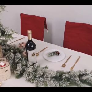 【COD】Christmas Chair Cover Red Santa Claus Hat Dining Chair Cover For New Year Merry Christmas Party Home Kitchen Table Decor 3D Christmas Chair Cover Decorative Washable Home Decoration Restaurant Xmas Cap Christmas Decors