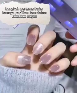 Nail Dryer Lamp Pengering Kutek LED Portable Sun Mini UV Menicure Pedicure Alat Mesin Perawatan Kuku Tangan dan  Kaki Bisa Dilipat Berkualitas