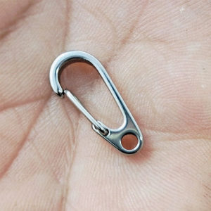 Stainless Steel D-Shaped Safety Snap Hook Outdoor Rigging Accessories