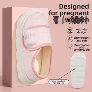 TZLDN | Postpartum Non-slip Winter Cotton Slippers